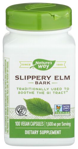 Natures Way                   Slippery Elm Bark 100Vegcp
