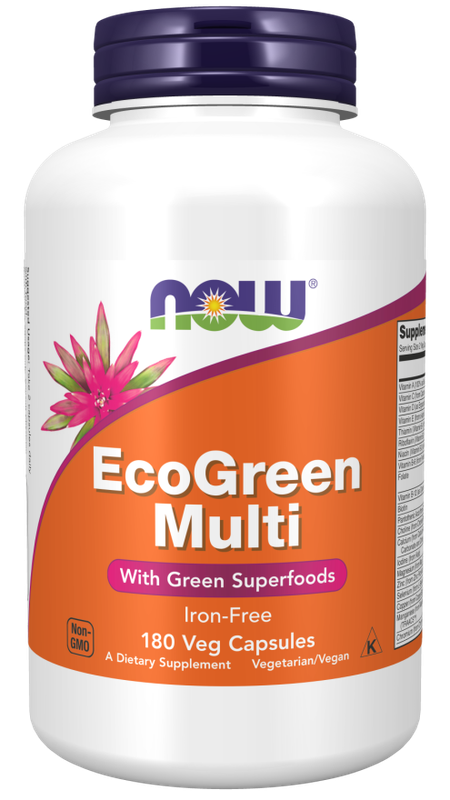 Now EcoGreen Multi Vitamin - 180 Veg Capsules