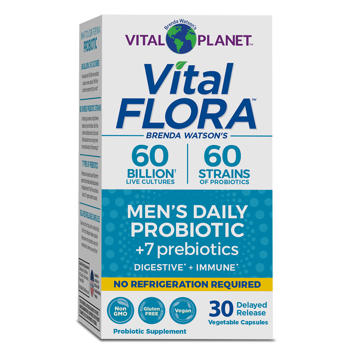 VITAL PLANET60/60 Men&#39;s 55+Probiotic 30 ct