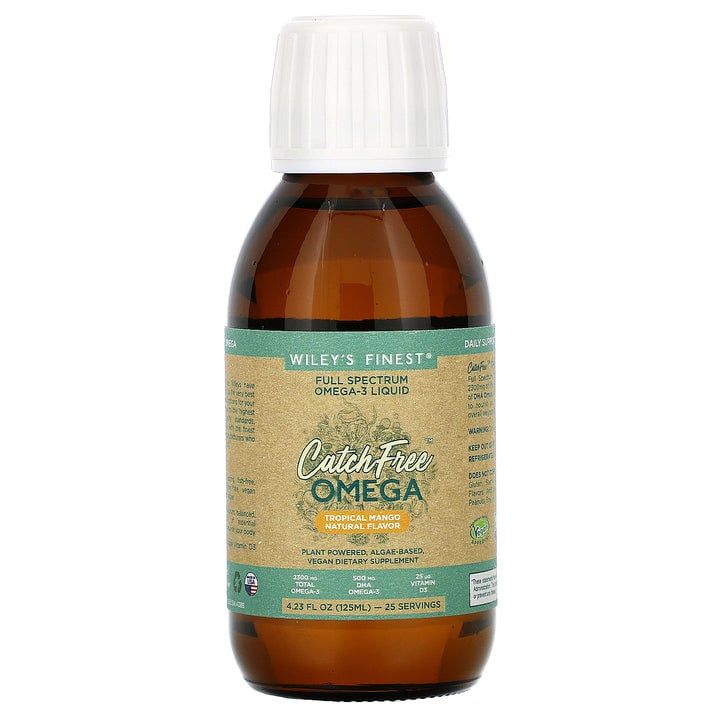 Wiley&#39;s Catch Free Omega-3 (Ahiflower + Algal Oil) 4.23 fl oz