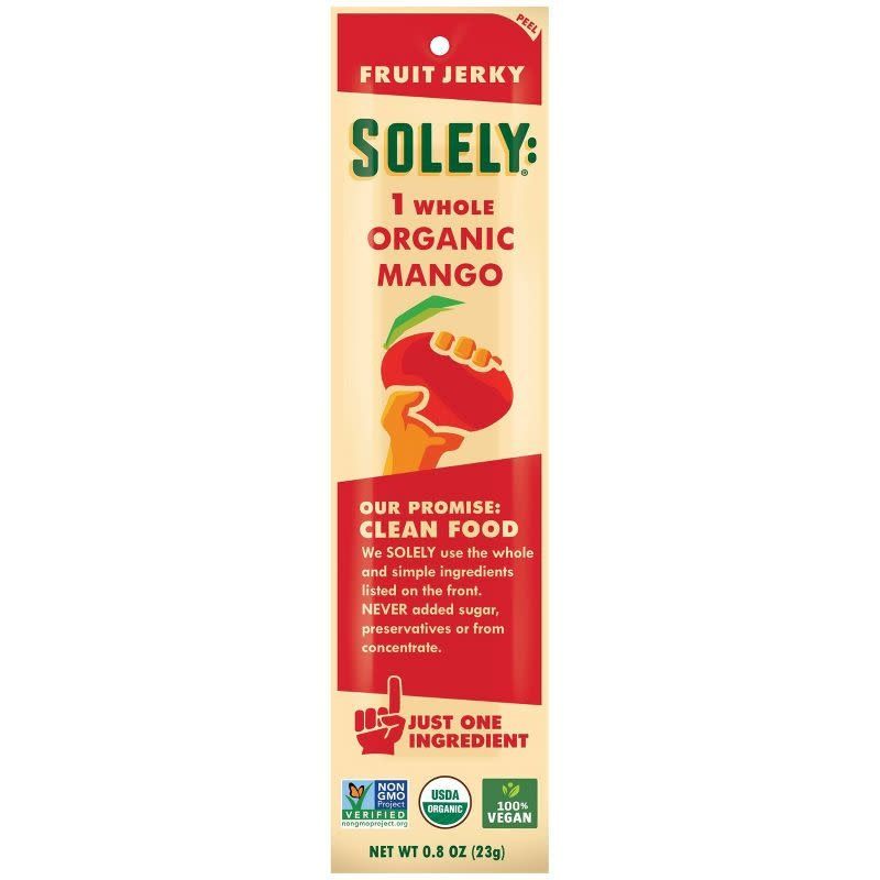 Solely                        Fruit Jerky Mango