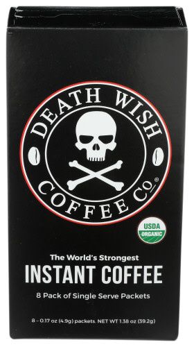 Death Wish Coffee             Coffee Instant Packets