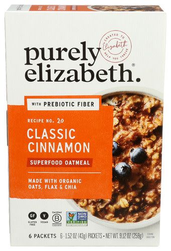 PURELY ELIZABETH OATMEAL CINNAMON CLASSIC SUPRFOOD MULTIPAK