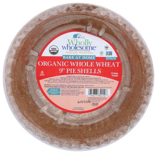 PIE SHELL WHL WHT 9IN 2PK 14 OZ