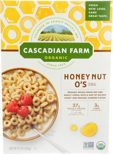 Cascadian Farm                Cereal Honey Nut O&#39;s Org