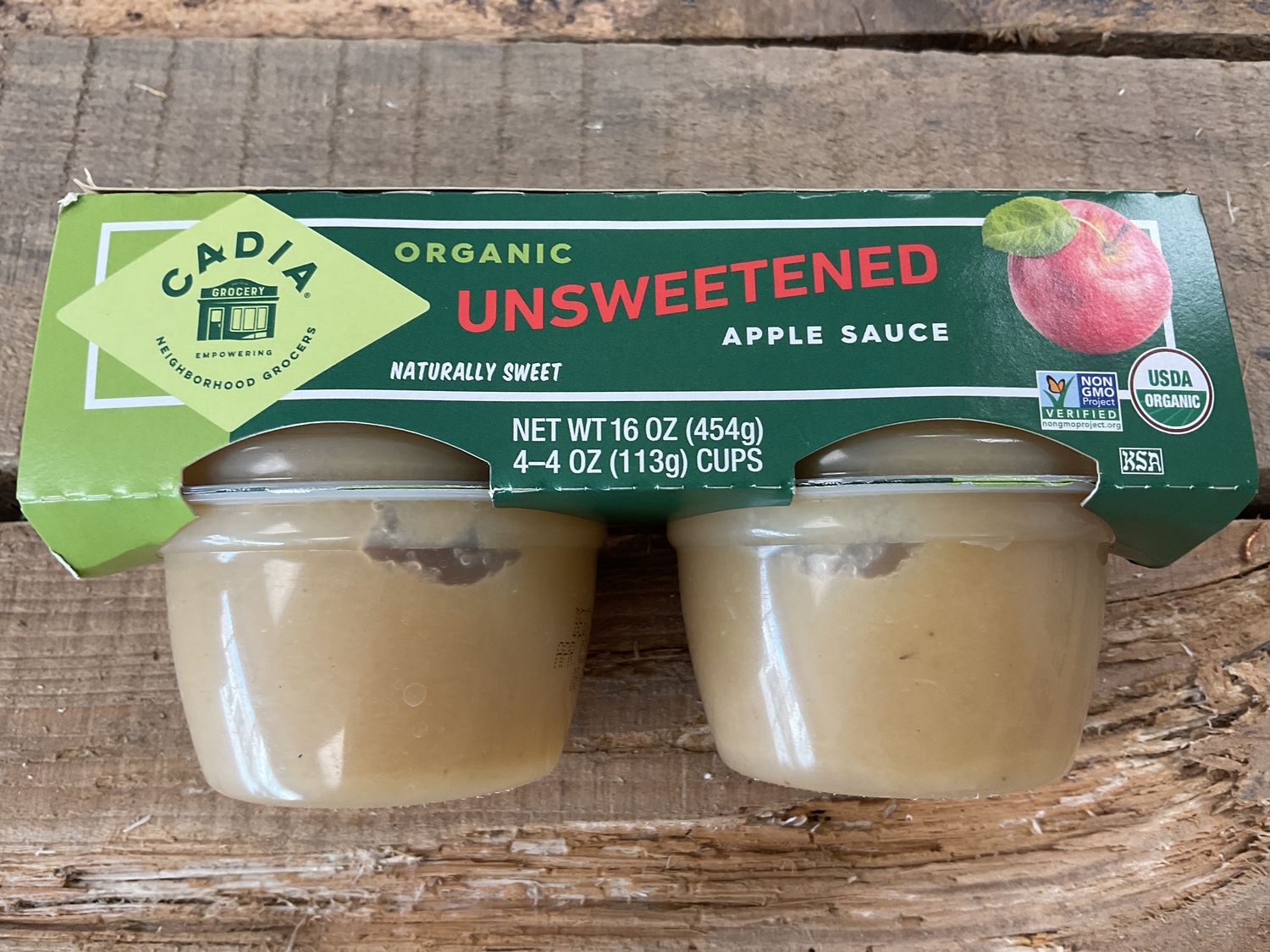 Cadia                         Applesauce Cup 4Pk Nsga Org