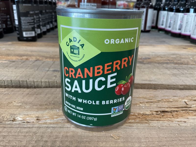 CADIA SAUCE CRANBERRY WHOLE OG