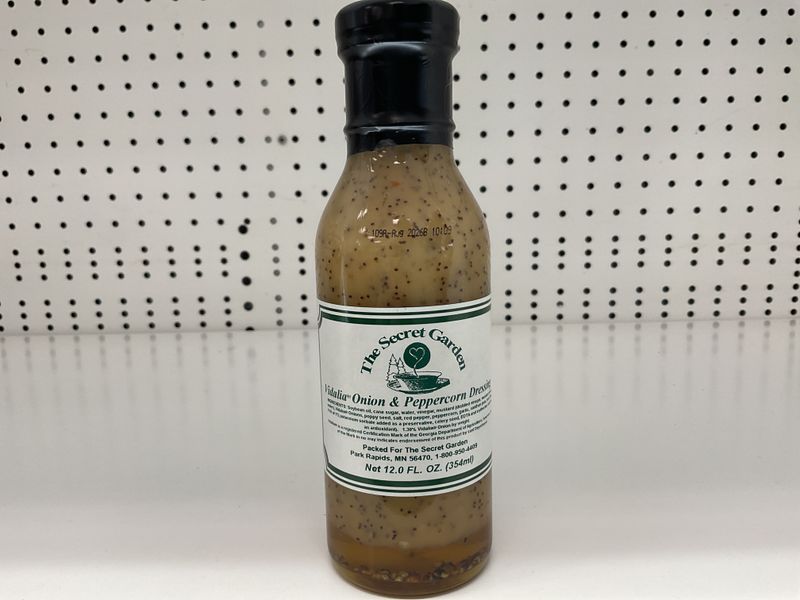 The Secret Garden Vidalia Onion Peppercorn Dressing 12 oz