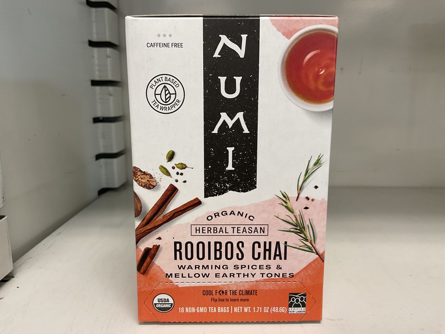 Numi Teas                     Tea Rooibos Chai Org