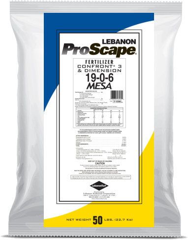 Lebanon ProScape 19-0-6 Fertilizer  40% MESA .145 Dimension/Confront 3  40 Lb