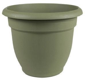 Bloem Self-Watering Planter Round Plastic Living Green 10&#39;&#39;