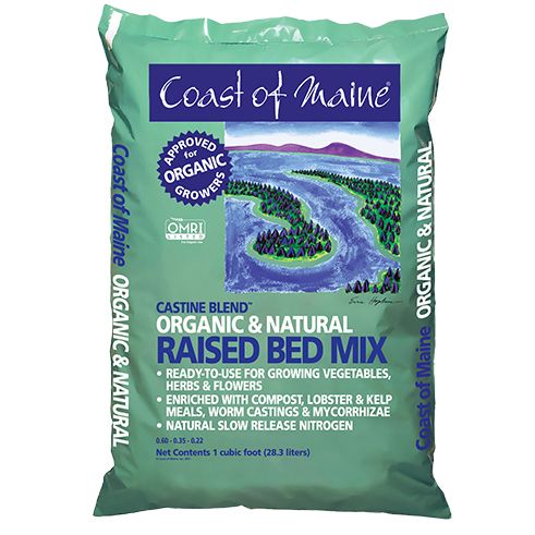 Coast of Maine Castine Blend Organic &amp; Natural Raised Bed  Mix 2 cuft