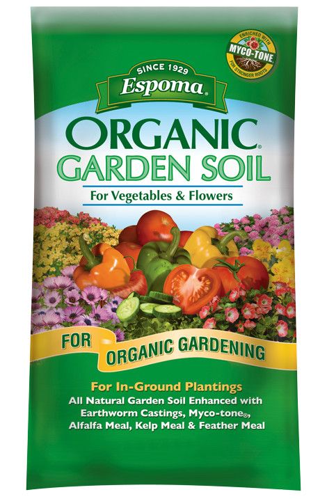 Espoma Organic Garden Soil  For Vegetables &amp; Flowers 1cuft