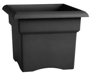 Bloem Veranda Box Planter Black 14&#39;&#39;