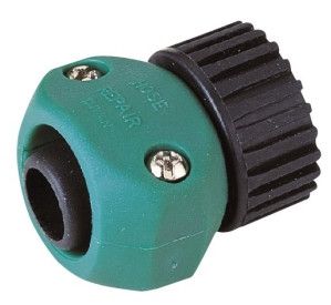 Landscaper Select-Female Plastic Hose Coupling Black and Green 5/8 to 3/4in