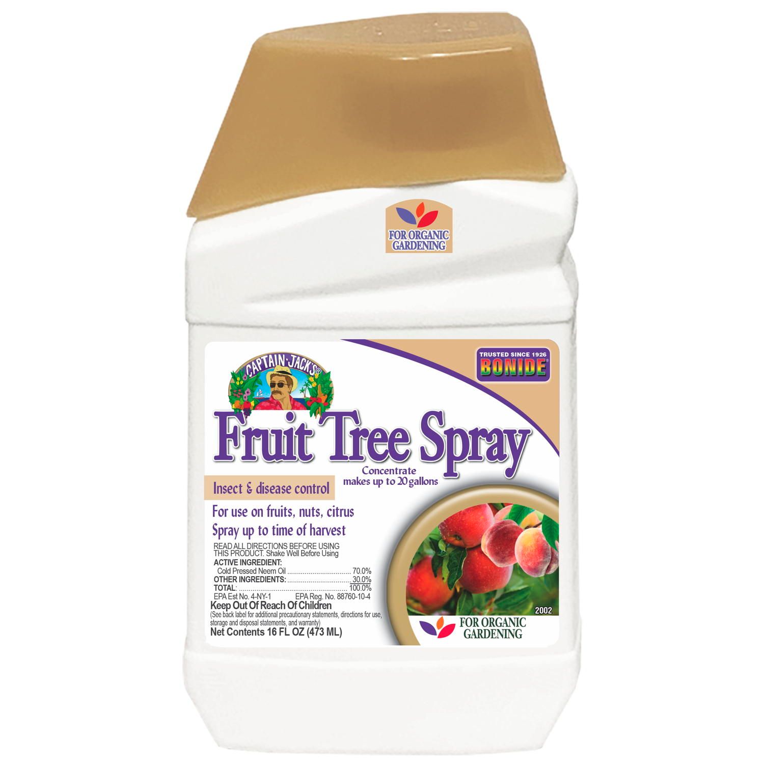 Bonide Captain Jack’s Fruit Tree Spray Concentrate 32 oz