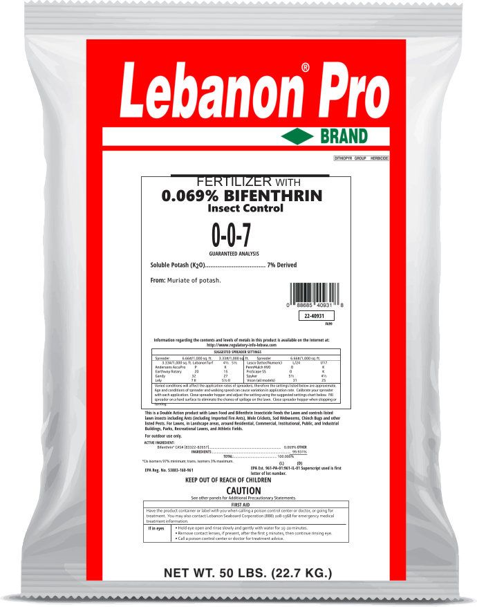 Lebanon Pro 0-0-7 .069 Bifenthrin 50 lb