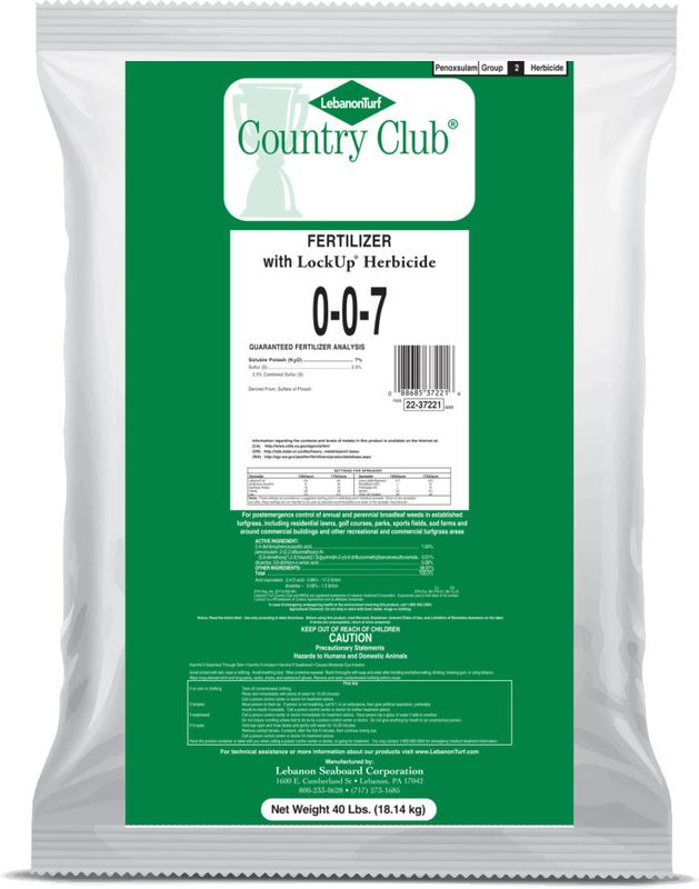 Lebanon Country Club  0-0-7 Lockup SOP 40lb