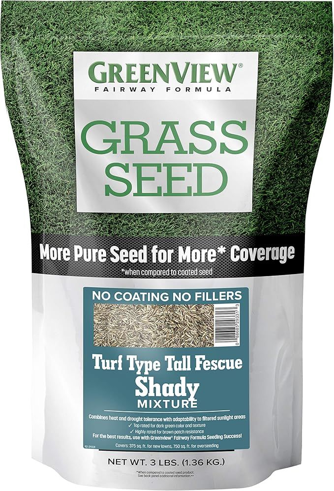 GreenView Fairway Formula Grass Seed  - Turf Type Tall Fescue Shady Mixture - 3 lbs