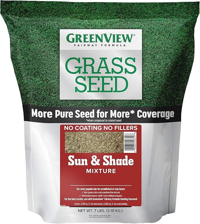 GreenView Fairway Formula Grass Seed - Sun &amp; Shade Mixture - 7 lb.