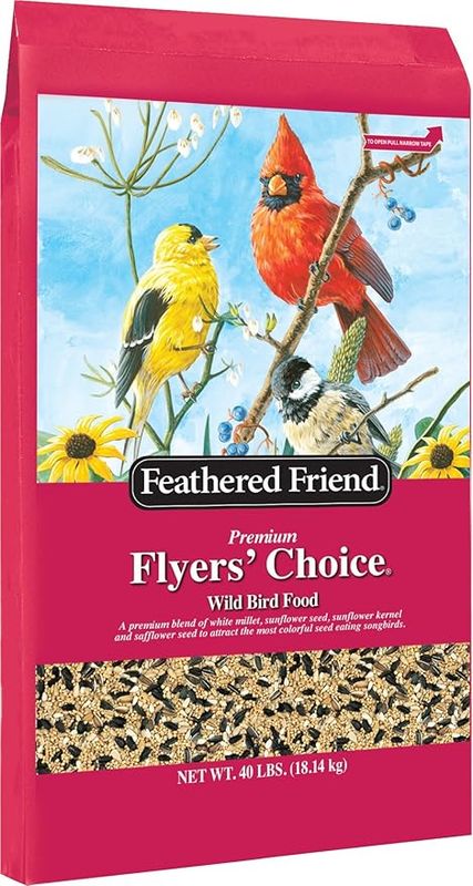 Feathered Friend Premium Flyers&#39; Choice Wild Bird Food 40 lbs