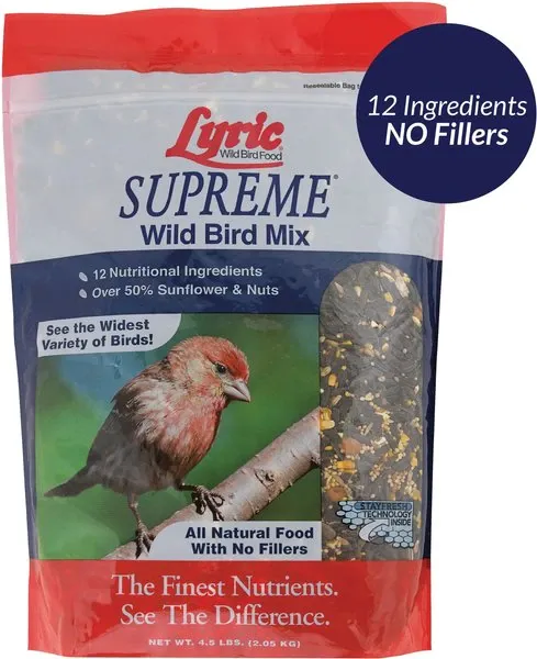 Lyric Supreme Wild Bird Mix 4.5 lbs
