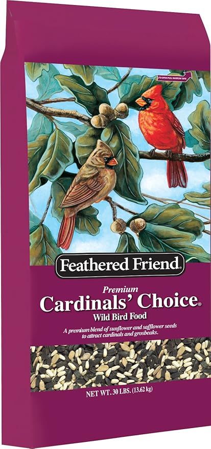 Feathered Friend Premium Cardinals&#39; Choice Wild Bird Food 30 lbs