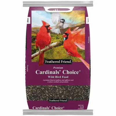 Feathered Friend Premium Cardinals&#39; Choice Wild Bird Food 16 lbs
