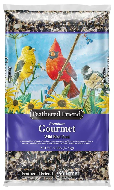 Feathered Friend Premium Gourmet Wild Bird Food 5 LBS.