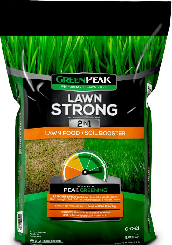 GreenPeak 0-0-21 Lawn Strong 2-IN-1 20 lbs 5,000 sq ft