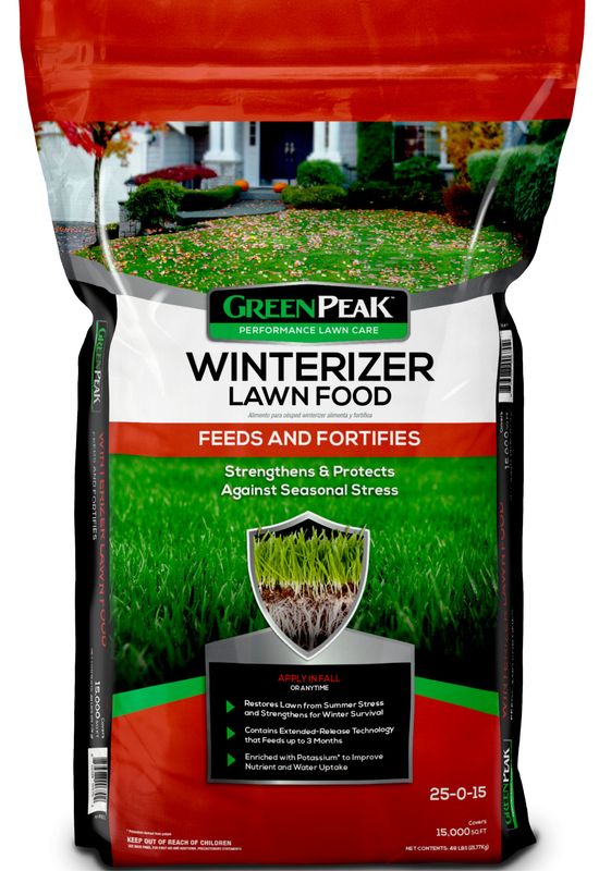 GreenPeak 25-0-15 Winterizer Lawn Food 48 lbs 15,000 sq ft
