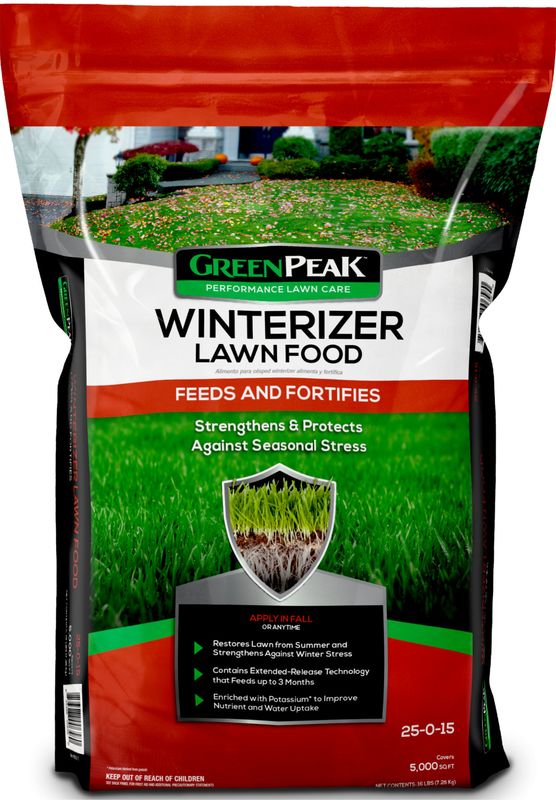 GreenPeak 25-0-15 Winterizer Lawn Food 16 lbs 5,000 sq ft