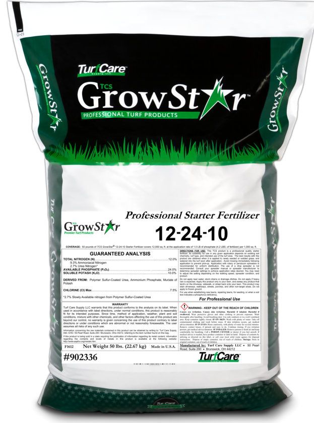 TurfCare 12-24-10  25% XCU  - 50 lb