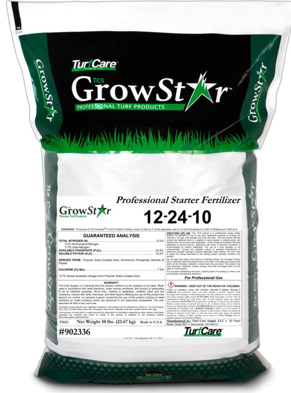TurfCare 12-24-10  25% XCU  - 50 lb