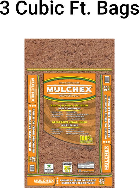 Natural Cedar Mulch - 3 cubic ft Bag