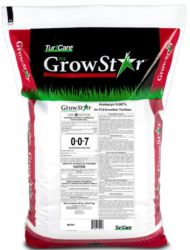 TurfCare 0-0-7 .067% Acelepryn Professional Preventative Grub Control 50 lb