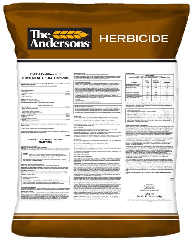 The Anderson 21-0-10 .25% Dimension 50%  NSN 50 lb
