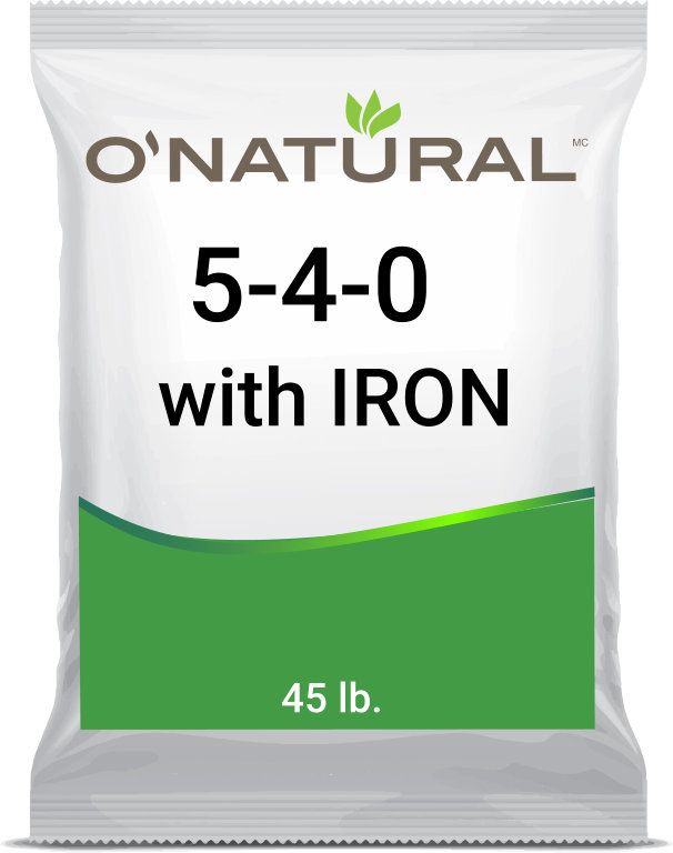 O&#39;Natural 5-4-0 Starter Fertilizer Bio Boost - Milorganite Alternative-45lb.