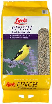 Lyric Finch Wild Bird Seed Mix Yellow 20 lb bag