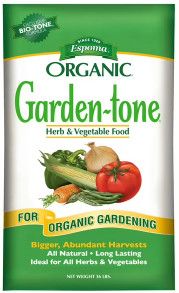 Espoma Organic  Garden-Tone Herb &amp; Vegetable Food  36 lb