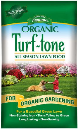 Espoma Turf-Tone All Season Lawn Food 28# 9-0-1 w/Bio- Tone&amp; 1%Fe 5k EA