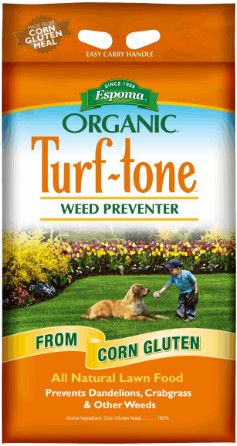 Espoma Turf-Tone Weed Preventer 25lb 9-0-0 1,250 SF Corn Gluten Meal