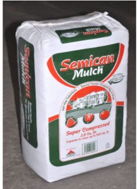 Semican Mulch 2.8 sq. ft 100% Chopped Straw