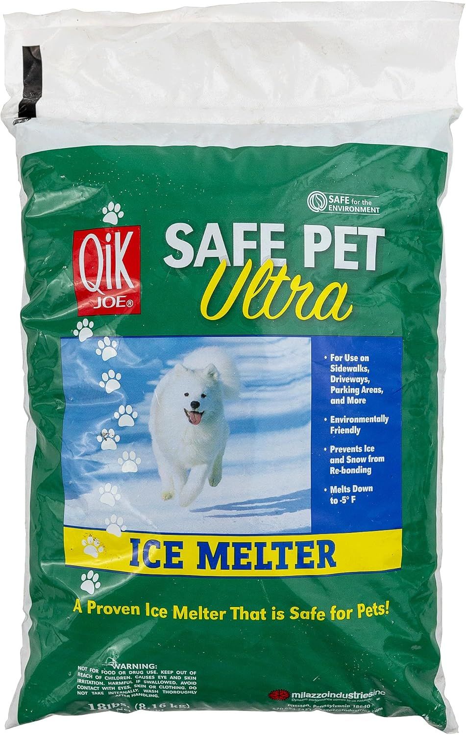 Qik  Joe Safe Pet Ultra Ice Melt- 20 lb bag