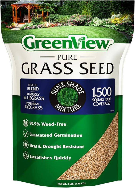 GreenView Fairway Formula Grass Seed - Sun &amp; Shade Mixture - 3 lb.