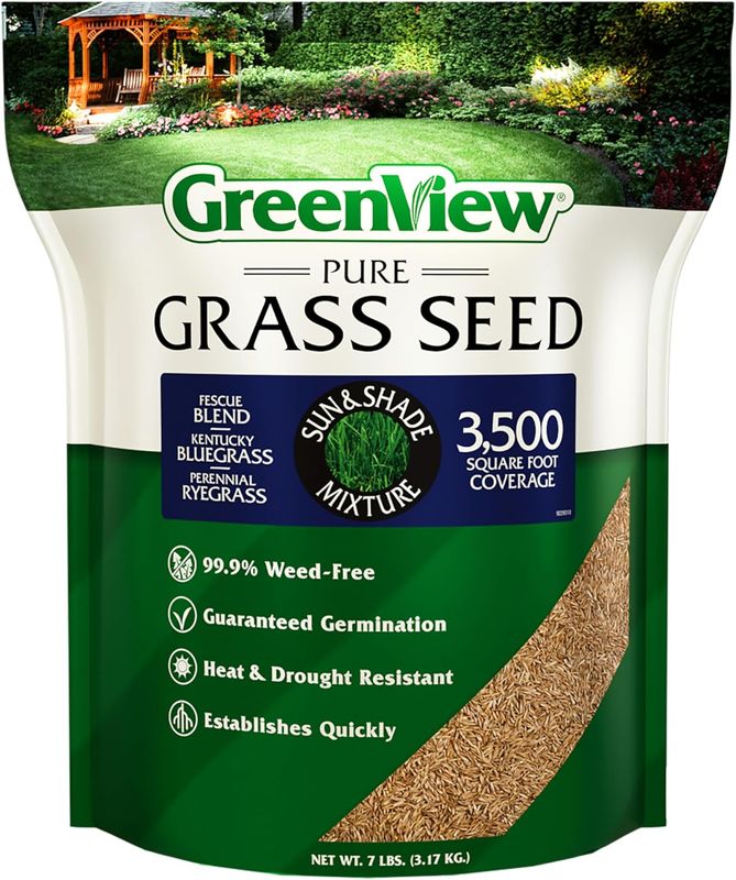 GreenView Fairway Formula Grass Seed - Sun &amp; Shade Mixture - 7 lb.