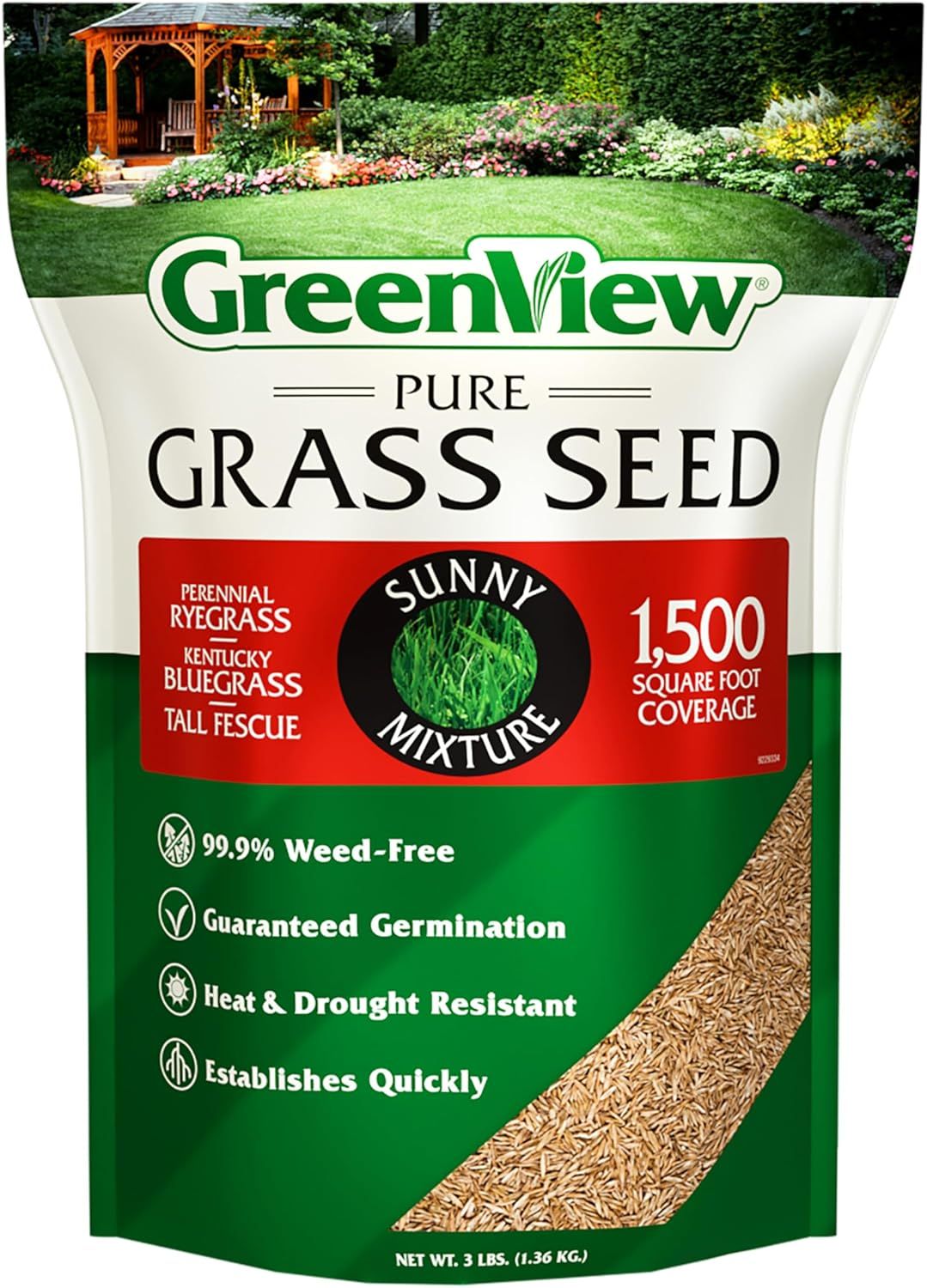 GreenView Fairway Formula Grass Seed - Sunny Mixture - 3 lb.