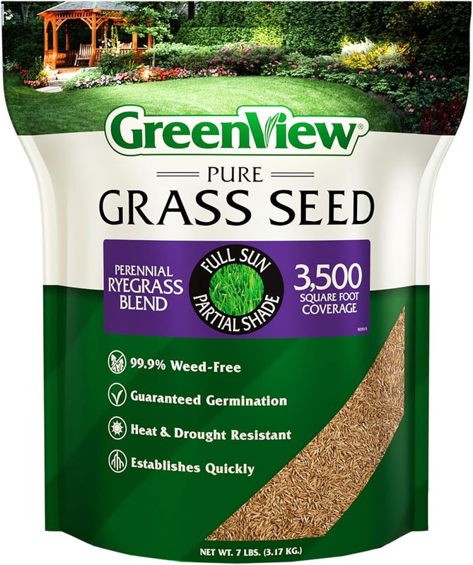 GreenView Fairway Formula Grass Seed - Perennial Ryegrass Blend - 7lbs