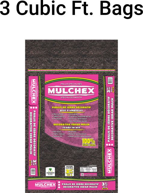 Black Cedar Mulch- 3 cubic ft Bag