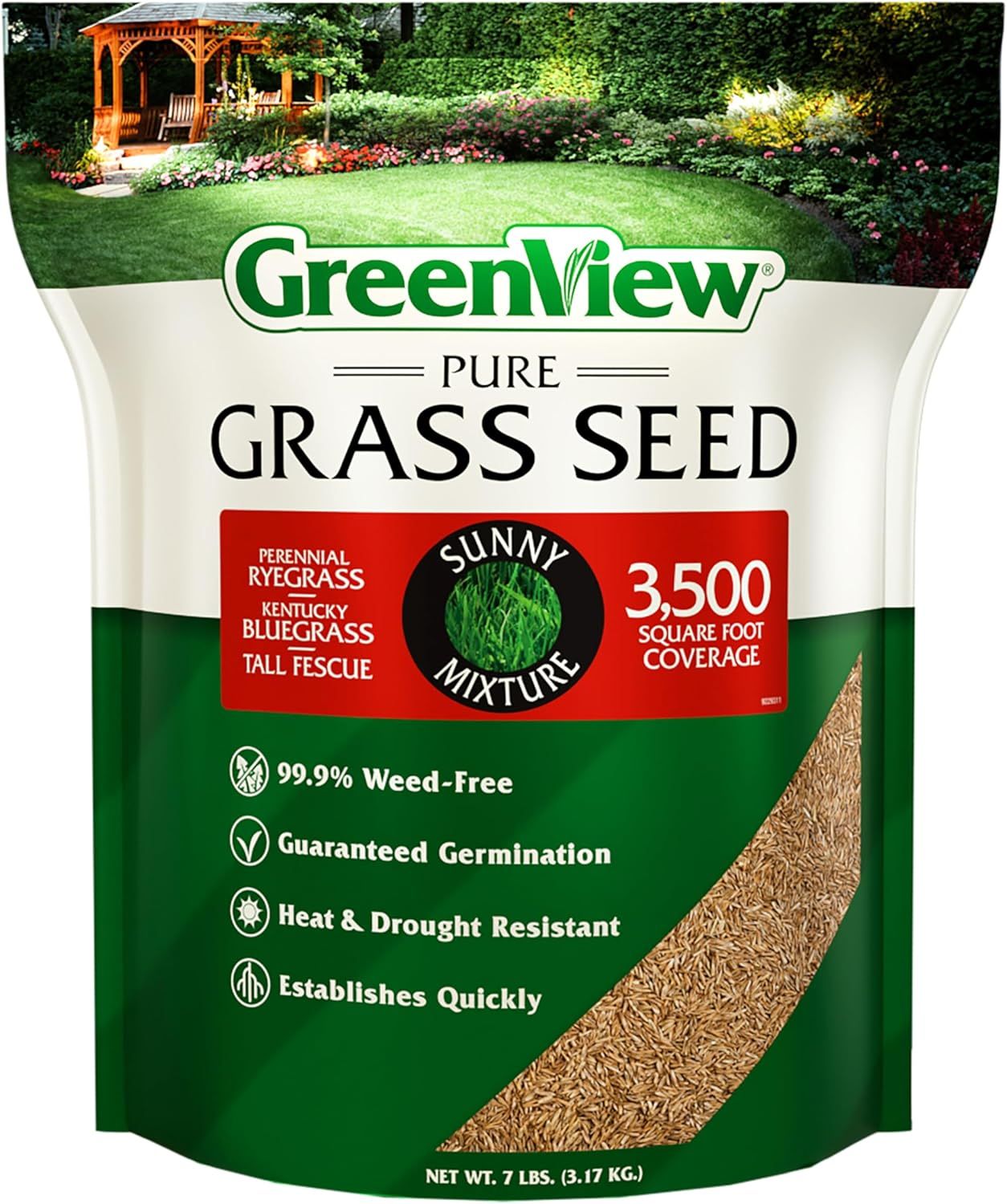 GreenView Fairway Formula Grass Seed - Sunny mixture - 7 lbs
